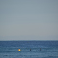 Vrij spectaculair - een walvis die voorbij de spot zwemt.