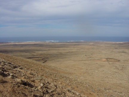 View from the crater of Lajares