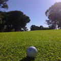 9 holes op Fremantle public golf course. Slechts 16 dollar!
