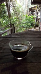 Koffietje in de tropen.