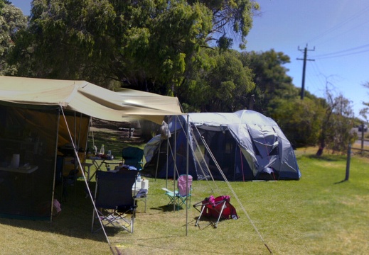 Onze campsite