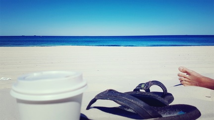 Morning coffee #Cottesloe