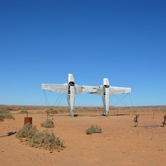 Openluchtmuseum in de woestijn.