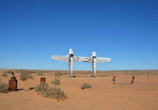 Openluchtmuseum in de woestijn.