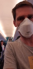 Mondmaskers waren verplicht op alle vluchten van Singapore Airlines - in Europa duidelijk al niet meer echter.