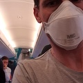 Mondmaskers waren verplicht op alle vluchten van Singapore Airlines - in Europa duidelijk al niet meer echter.