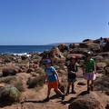 Wandelen van Smiths Beach naar Injidup langs de Cape to Cape track.