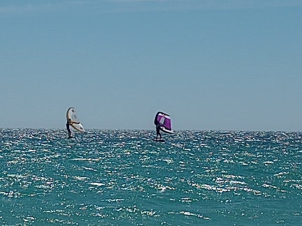 Wing foiling with Alex @ Leighton Beach