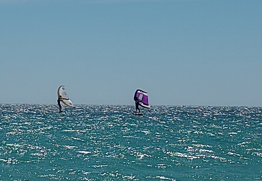 Wing foiling with Alex @ Leighton Beach