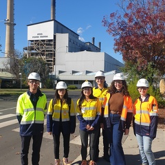 Team visit to Muja power station.