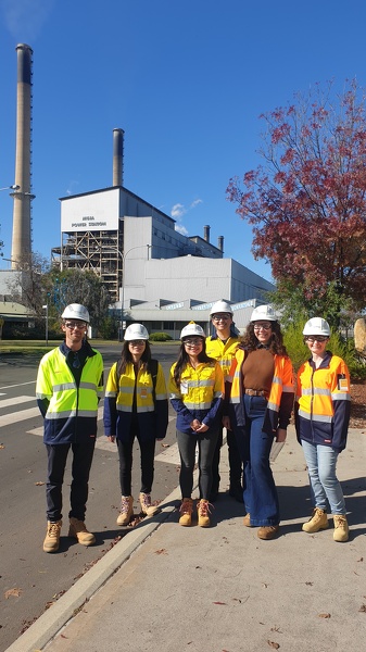 Team visit to Muja power station.